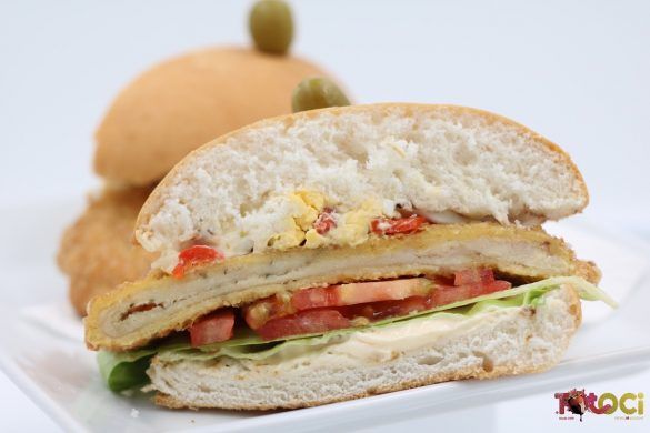 Milanesa al pan