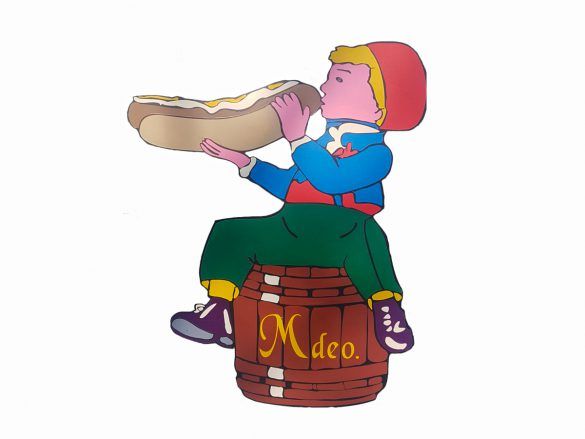 Niño con Frankfurt